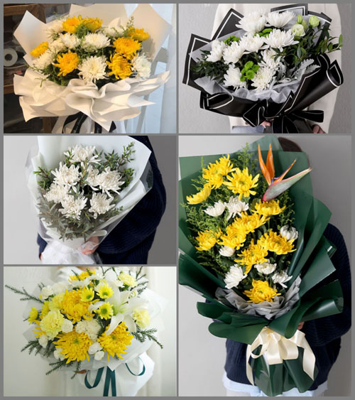 湖北黄冈市黄州区陶店乡白事花束代送
